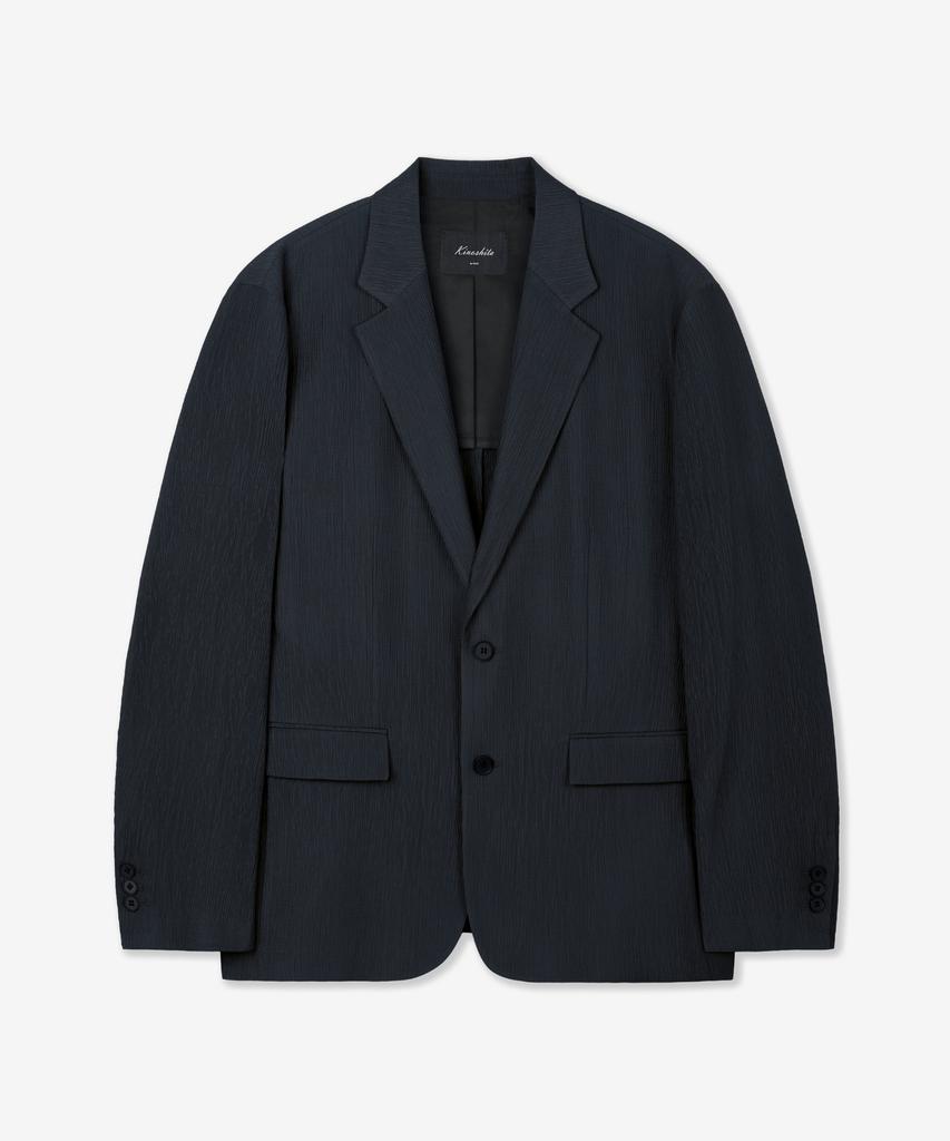 Tngt Kinoshita Seersucker Jacket (Navy) Tnja6E205N2