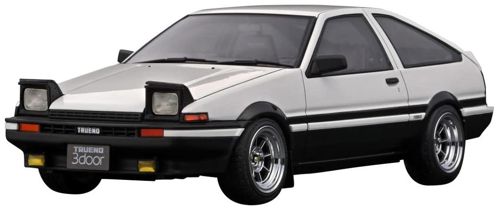 Model zapalování Toyota Sprinter Trueno 3Dr GT Apex Hotový produkt IG2791 1/18 (AE86) Bílý černý