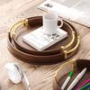 Simple Style Fruit Tray Round Food Plate Practical Light Luxury Tea Set Tray  Afternoon Tea