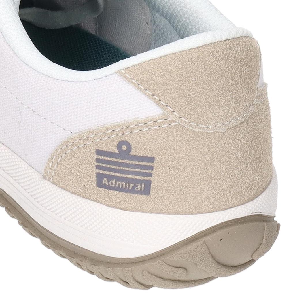 Admiral Sports BONNIE AD903 Women's Sneakers, White, Size 24.5cm