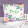 Holiday Desk Calendar 2025-2026,october 2025 to december 2026 Festival Planner for Home Office Desk Organizer