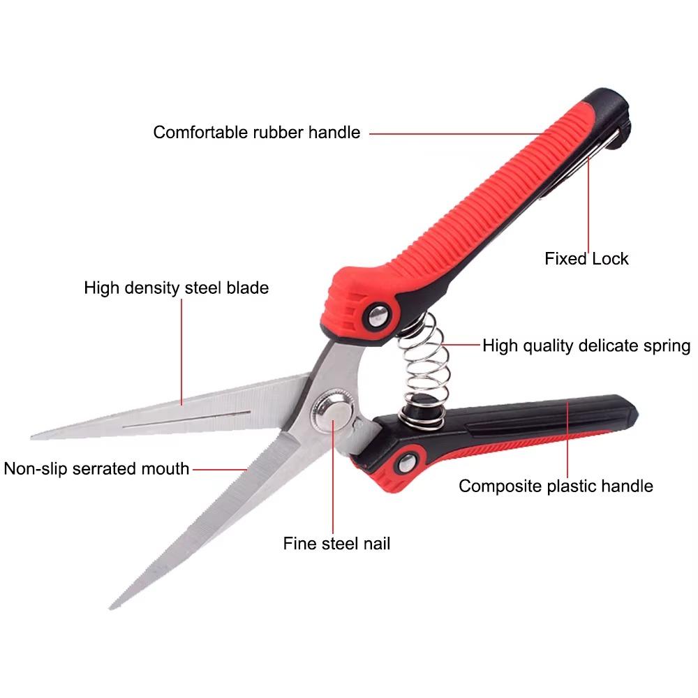 Pruning Shear Branch Scissors Sharp Pruner Trimmer Fruit Tree Garden Plant Flowers Trimming Gardening Household Bonsai Tools