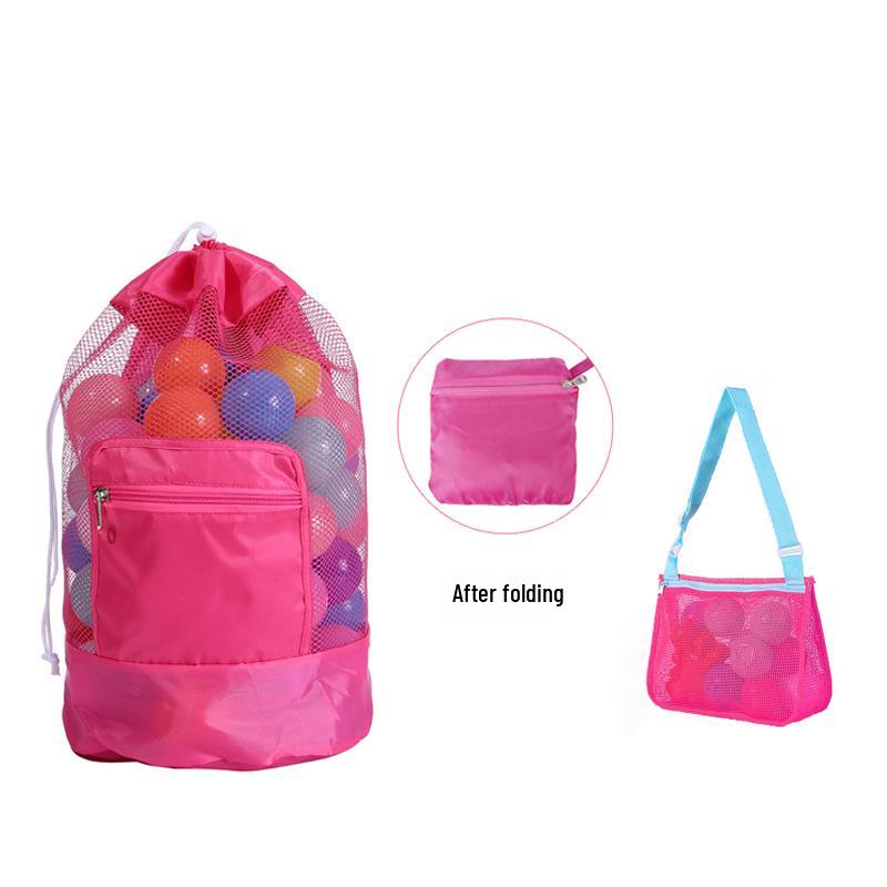 Large Capacity Children's Beach Toy Storage Mesh Bag
