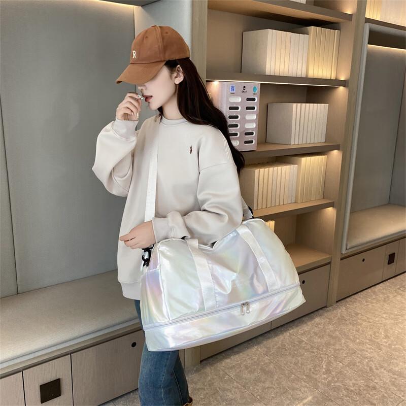 Women's Shiny Sports & Travel Duffel Bag