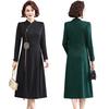 2024 Spring & Autumn Middle-Aged Women's Chinese Cheongsam Dress - Elegant Evening and Casual Style