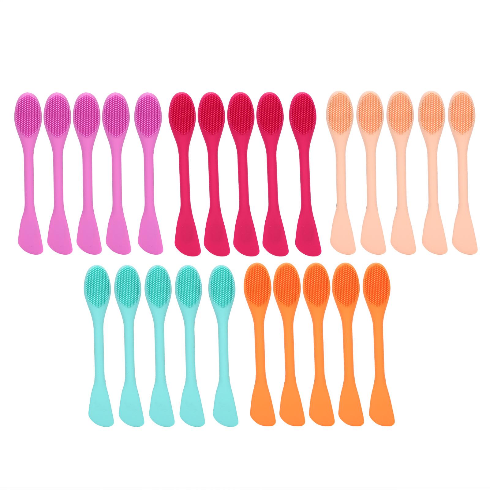 

Кисти для маски для лица Силиконовая щетка для чистки лица DIY Mix Mask Stick 2 Heads SkinCare