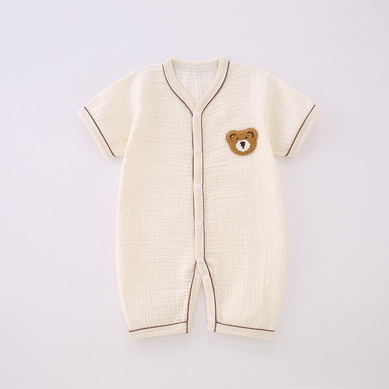 

Летний ромпер из марли с короткими рукавами для малыша 66 cm