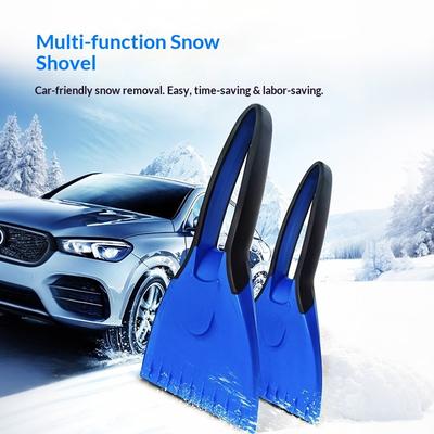 Winter Auto Sneeuwschop Multifunctionele Mini Ontijzelings- en Ontdooischop Siliconen Antislip Handvat Sneeuwschop Gereedschap