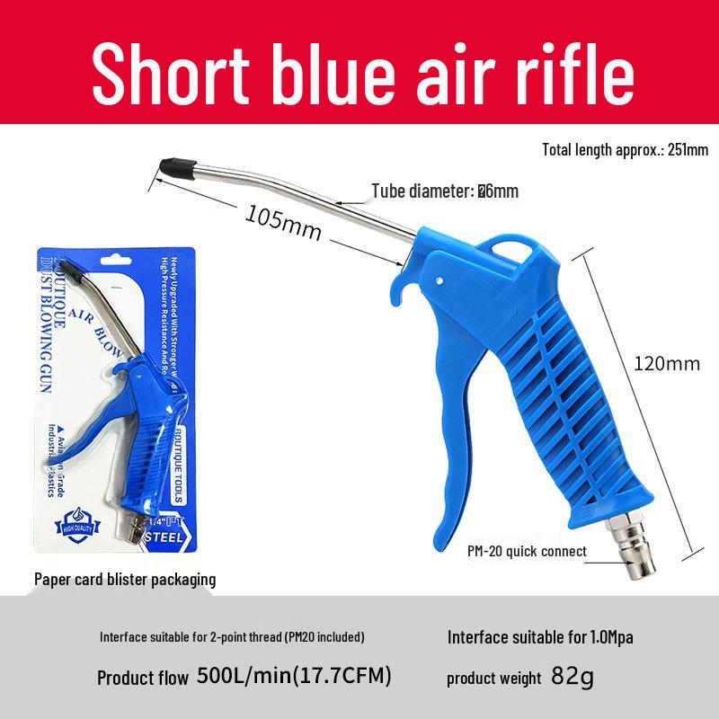 High-Pressure Air Blow & Dusting Gun Set with Extended Nozzle