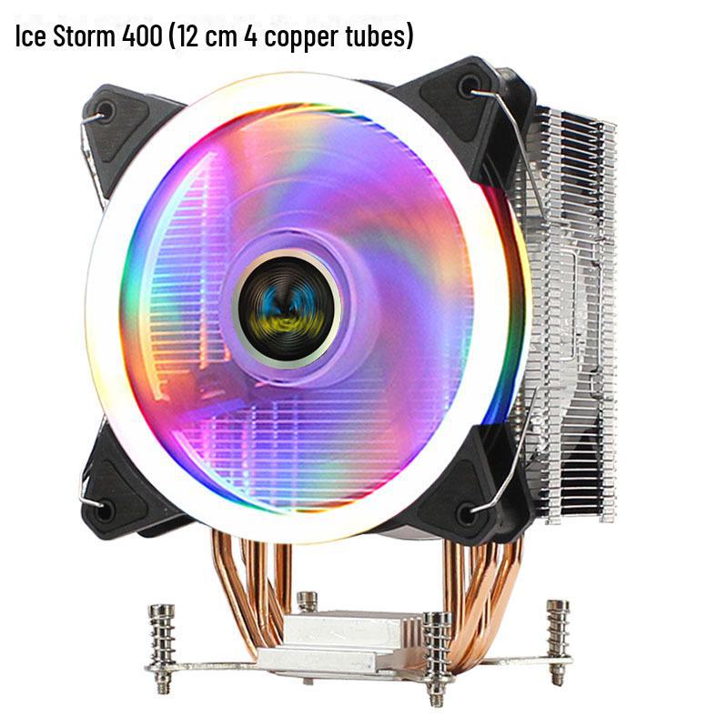 4-Kupfer Heatpipe Leiser CPU-Kühler mit 12cm Lüfter, Kompatibel mit X77/X99 Mainboards, 2011 Desktop Tower Radiator.