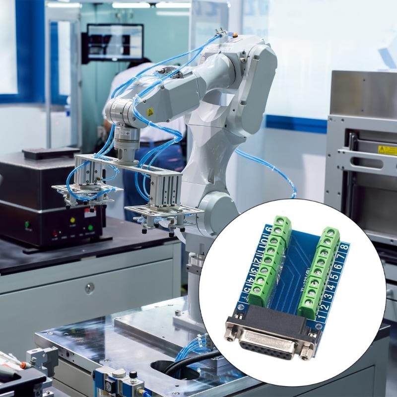 15Pin VGA Terminals Block Board DB15 Breakouts Connectors Board High Compatibility For DIY Electronics Projects Systems