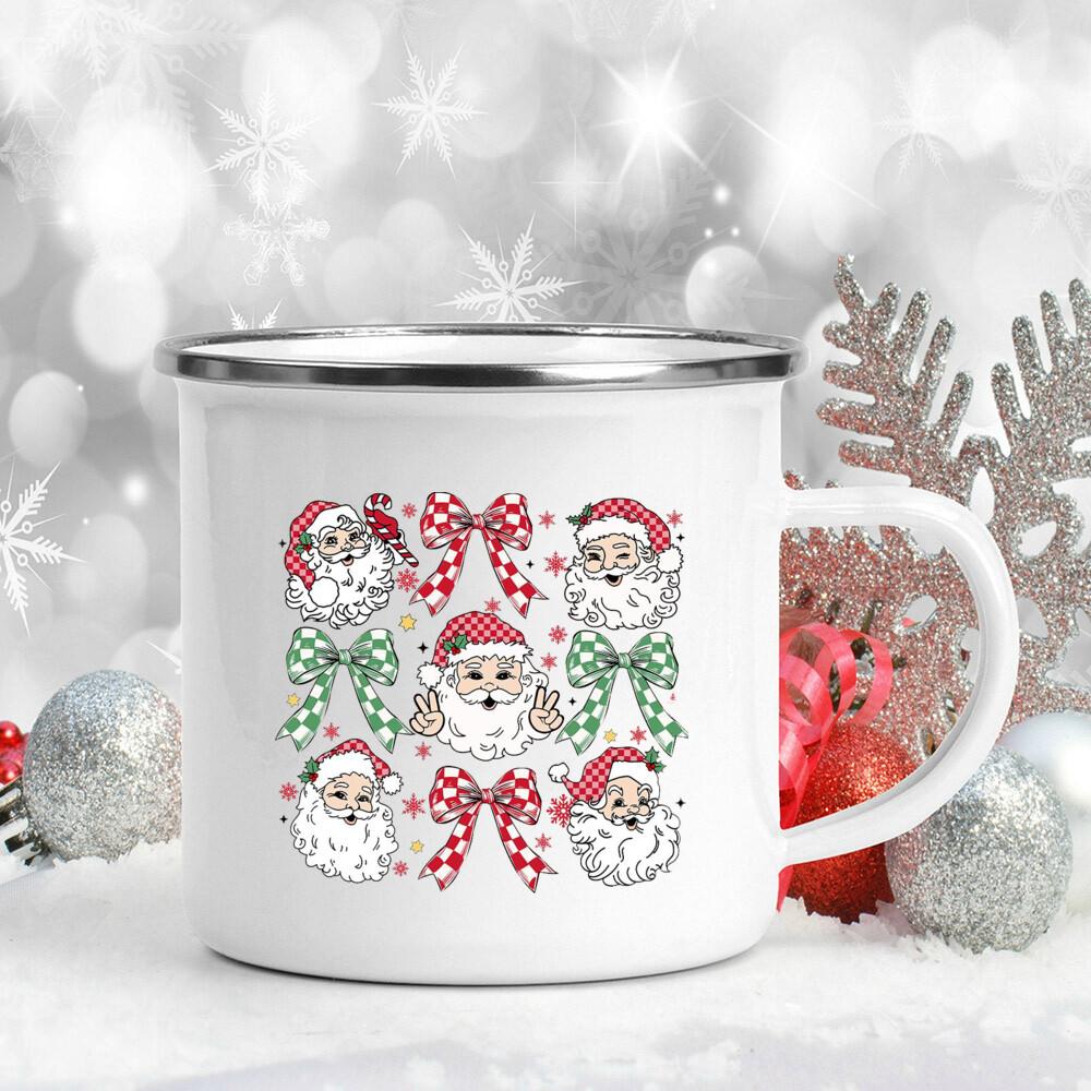 

Рождественский бант с рисунком кружка для горячего шоколада кружки для сока рождественские напитки для вечеринки чай вино пивные чашки рождественский праздничный подарок 360ML