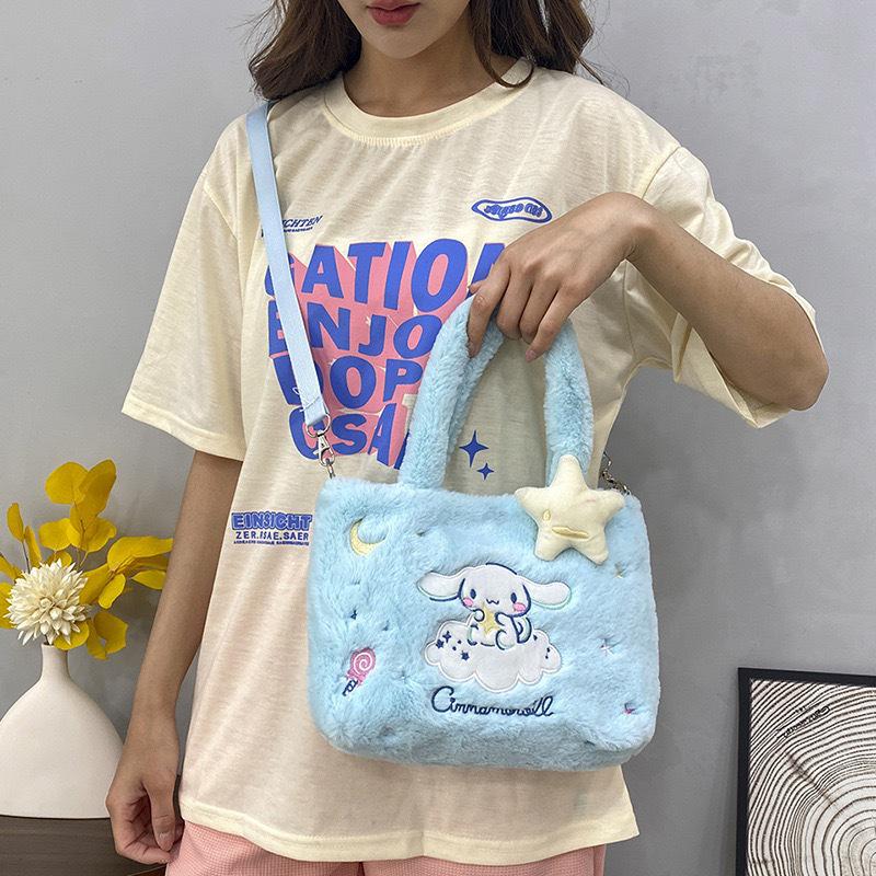 New Cute Plush Handbag: Versatile Spring/Summer Cartoon Fashion