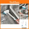 Foldable Long Handle Floor Brush With Hard Nylon Bristles For Bathroom Tile Cleaning