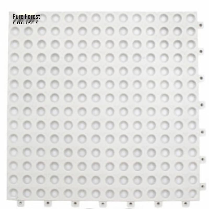 Interlocking PVC Bathroom Non-slip Mat (10-piece set) 30x30 CM