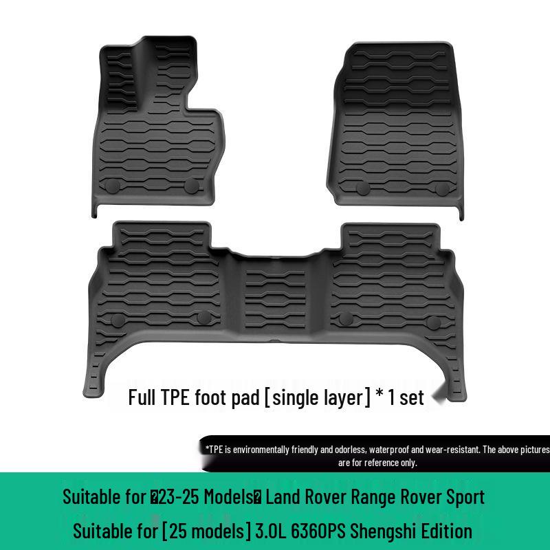 Eco-Friendly TPE Car Floor and Trunk Mats for 2023-2025 Land Rover Range Rover