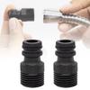Quick Connects Hose Connectors with 1/2Inch Male Thread Easy to Install Threaded Nipple Connectors Watering Attachments