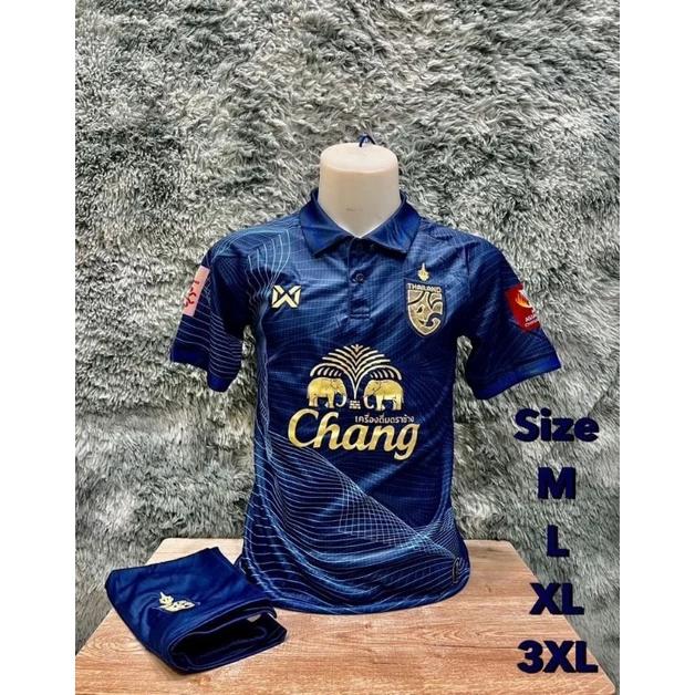 THAILAND Nationalfußball Vintage Polohemd Unisex Herren Damen Sport Trainingstrikot CHEER Druck Schnelltrocknend Kurzarm Uniform Elefant Bier