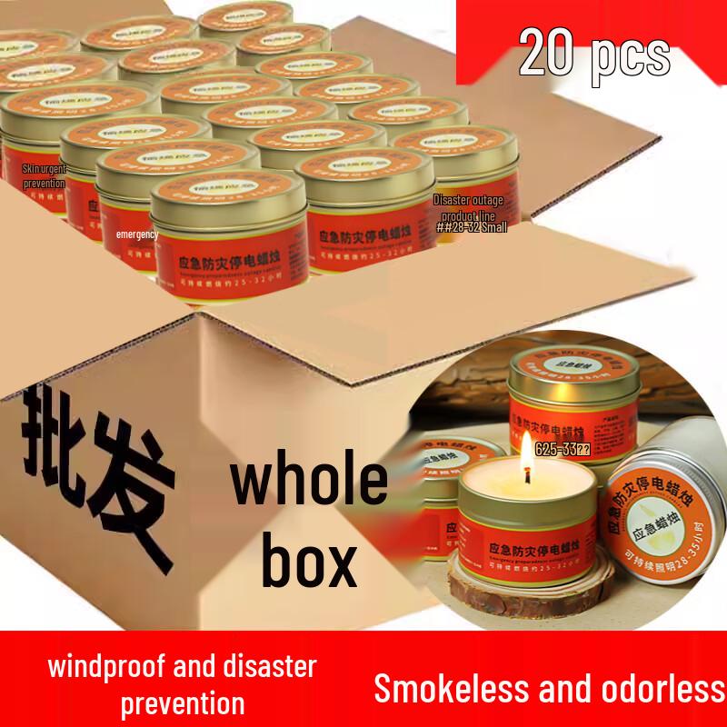 LIEI Smokeless Red Household Candle