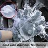 SEAMETAL Microfiber Car Wash Gloves Plush Car Washing Mitt 5-Finger Double-sided High Water Absorption Cleaning Glove