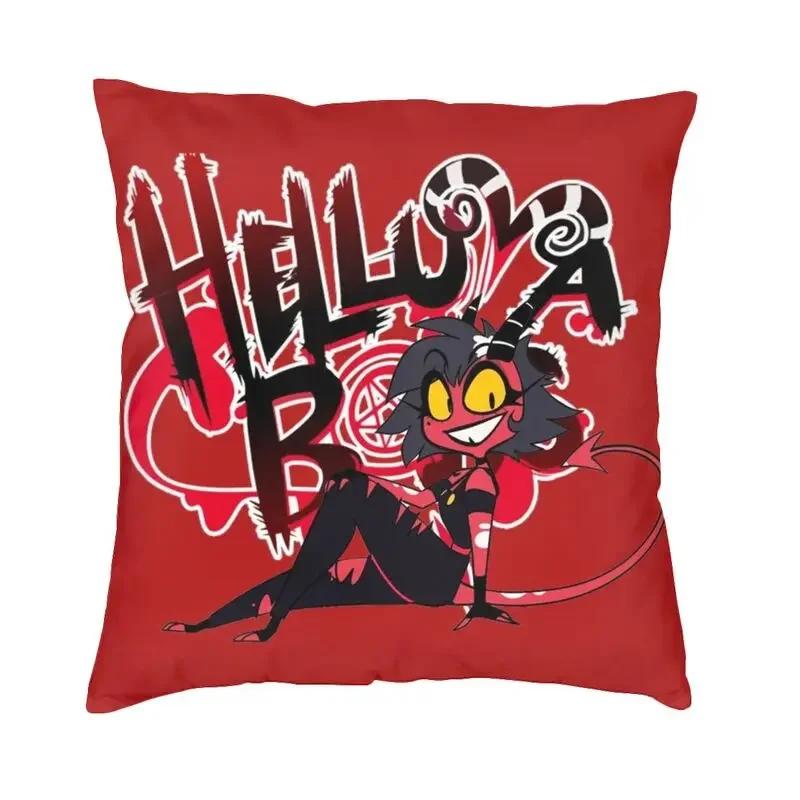Anime Animated Movies Helluva Loona Cushion Cover Double-sided Print Throw Pillow Case for Sofa Pillowcase Home Decorative