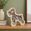 Hucha de Perro de Madera con Frontal Transparente, Contenedor Irrompible para Monedas y Efectivo de Cachorro, Hucha Decorativa de Animales para Niños y Niñas