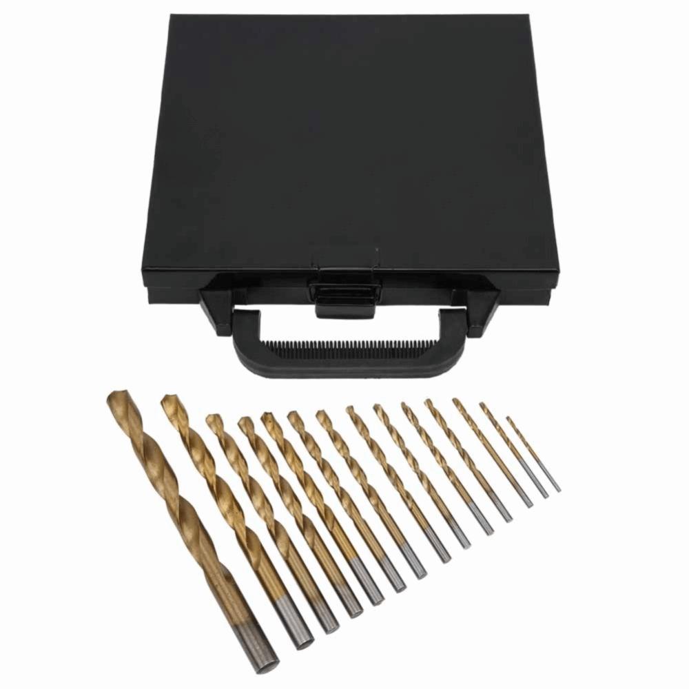 99pcs Round Shank High Speed Steel Drill Bits HighSpeed Steel Jobber Drill Bits Hardened Metal
