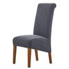 Thickened Elastic Chair Cover for High-Back Dining Chairs - Leaf Pattern