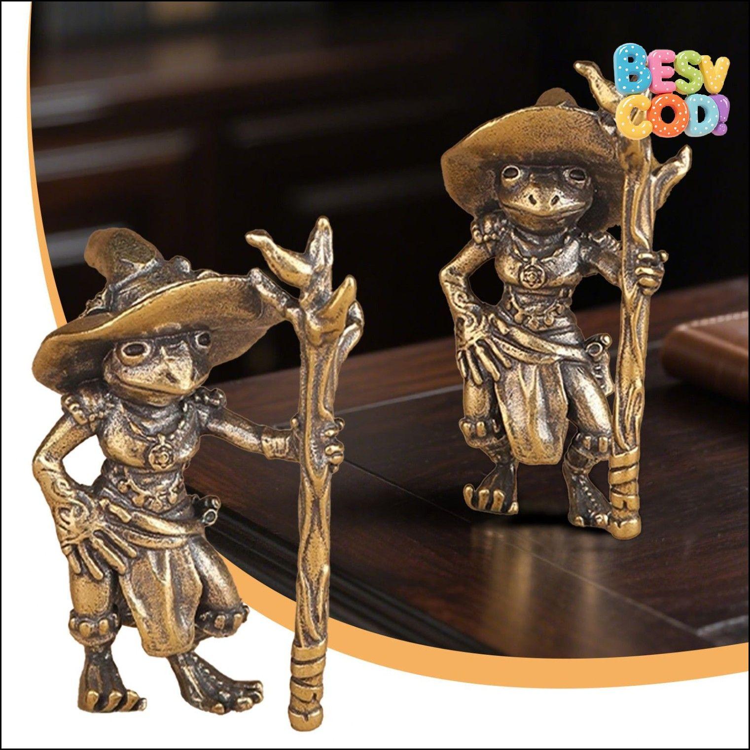 

Латунний китайський талісман року Бика на клейкій основі для пахощів One Size