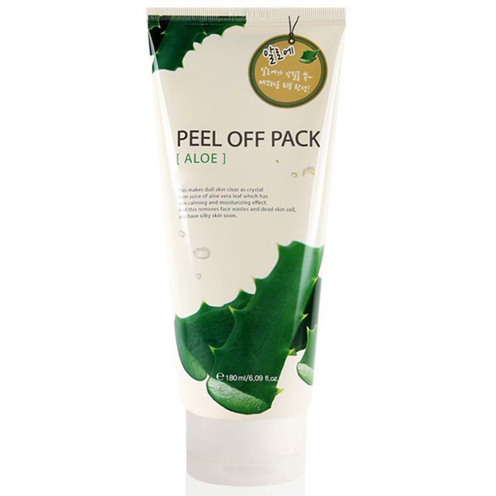 

Aloe peel-off pack 180g that removes dead skin cells for clear, moist skin