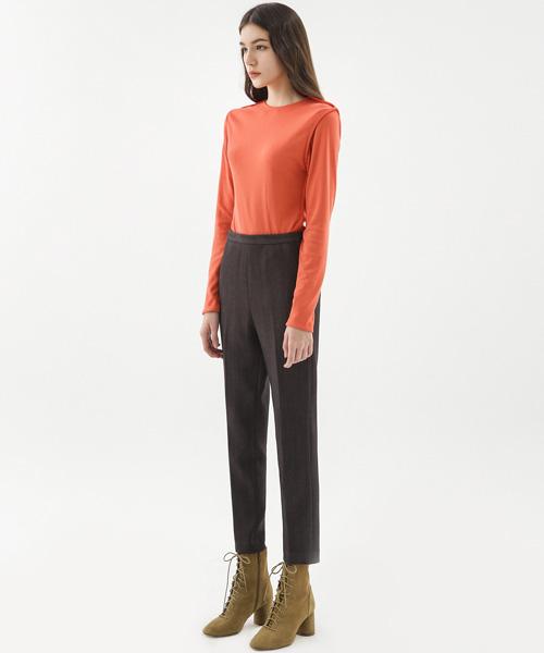 Aimiai Ankle Crop Pants Brown