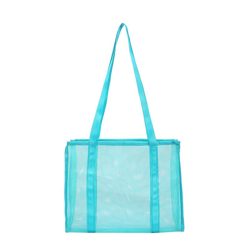 Lightweight And Durable Mesh Tote Bag In Various Colors For Trendy Looks Beach