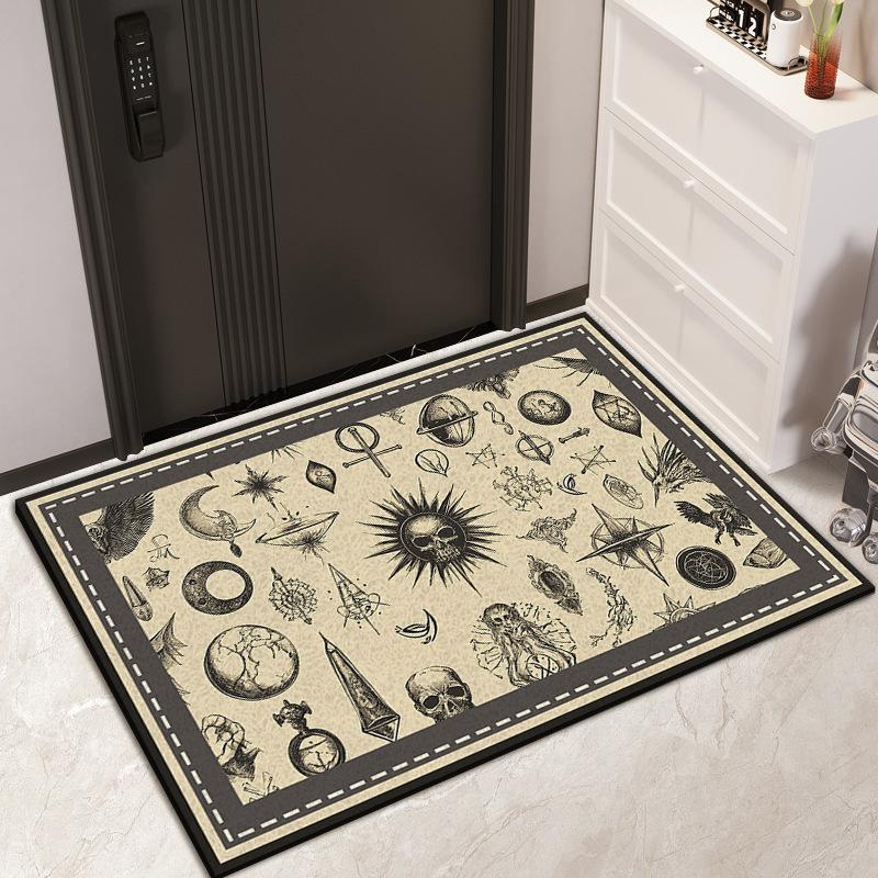 Кольцо для дверной проволоки Talot Manual Floor Mat Грязеотталкивающий Пылеотталкивающий Коврик для бытовой входной двери Грязеотталкивающий коврик