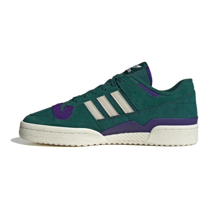 adidas Originals FORUM 84 Unisex Low-Top Skate Shoes Green Purple ID8389 38