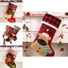 Cute Santa Claus Snowman Elk Socks Shaped Pendant For Holiday Decor