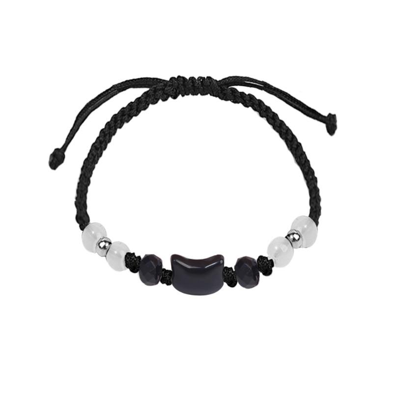 2pcs Cute Cat Beaded Couple Bracelet Hand Woven Adjustable Bangles Friendship Jewelry for Men Women Anniversary Gift Accessories