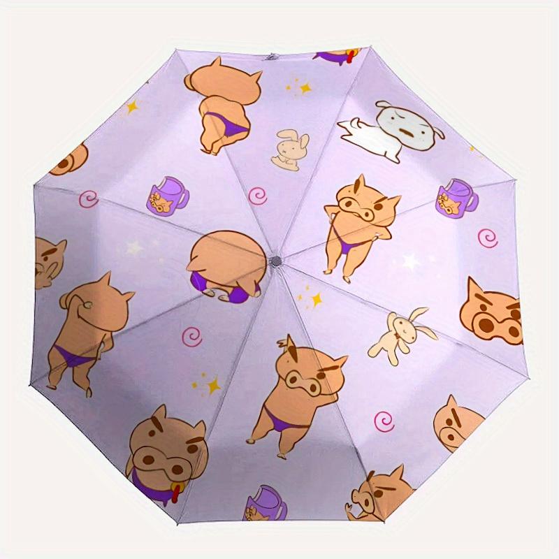 

1pc Crayon Shin-chan Automatic Umbrella 8-Bone Design Compact Gear for Outdoor Travel, Perfect Gift for Friends or Family yy250829119