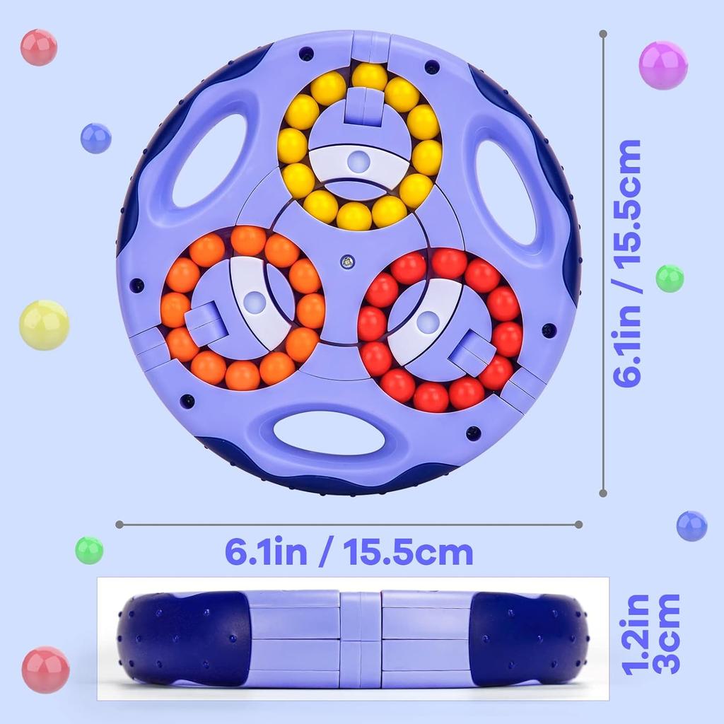 Kouzelná fazole rotující kostka rotující prstová hádanka fidget hračka kluci kapesní spinner úleva od stresu úzkosti míčová hra senzorické hračky