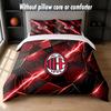 AC Milan Design Bed Bedding Set 1 Duvet Cover + 2 Pillowcases Soft Breathable Household Bed Linens