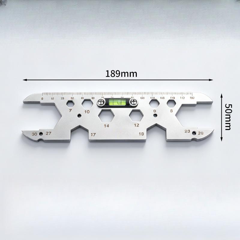 1pc Wrench For Shower Faucet Wrench With Level Bathroom Level Wrench Leveling Tool For Plumbing Installation