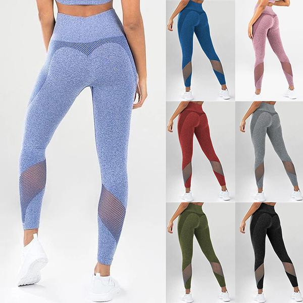 

Женское сращивание Плотная упаковка Хип-печать Йога Спортивные брюки Леггинсы