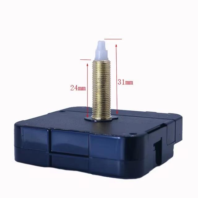 DIY Wall Clock Replacement Movement Parts Repair Quartz Time Hands Clock Motor 20mm Maximum Dial Thickness 31mm Shaft Length