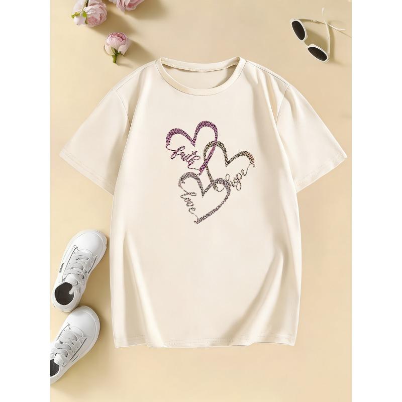 

2026 Chic Kids Capybara T-Shirt Sweet Bow & Boba Print 100% Cotton Light Blue 110
