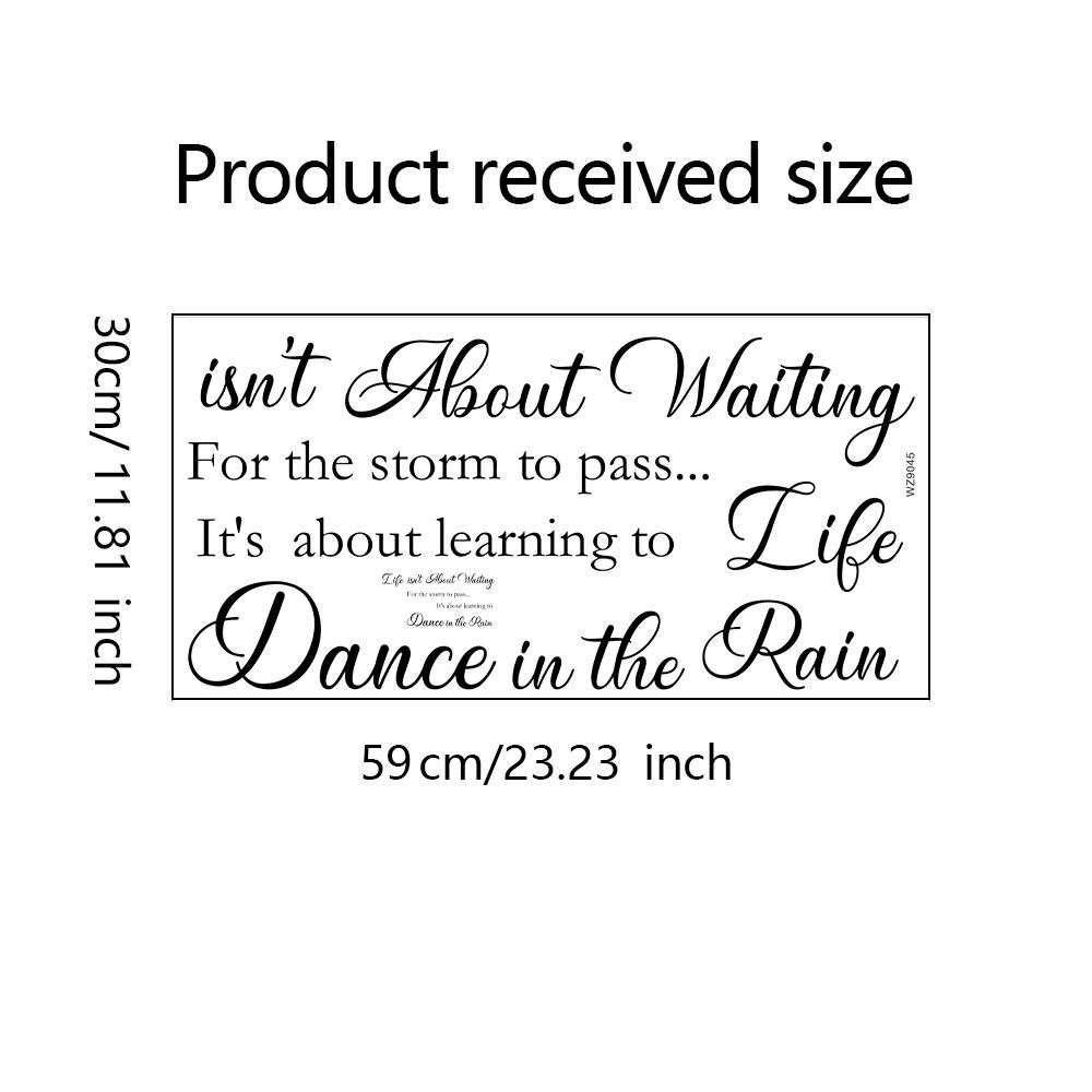

WZ9045 Английский Слоган Спальня Гостиная Домашнее Украшение Стены Наклейка На Стену 30*59cm/WZ9045