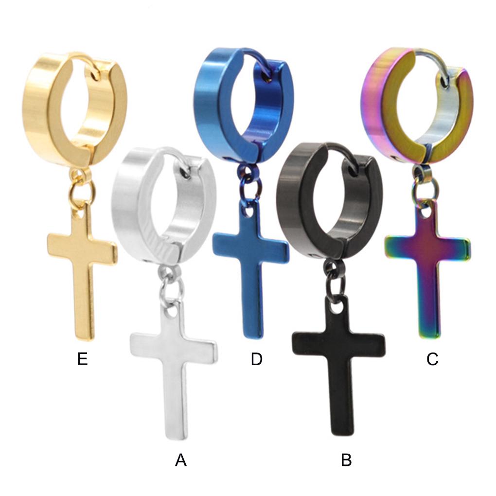 Fake Earring To Lightweight Appearance Studs Magnetic Chic Easy Styles Waterproof Various Cross Wear Distinctive Cute Nose