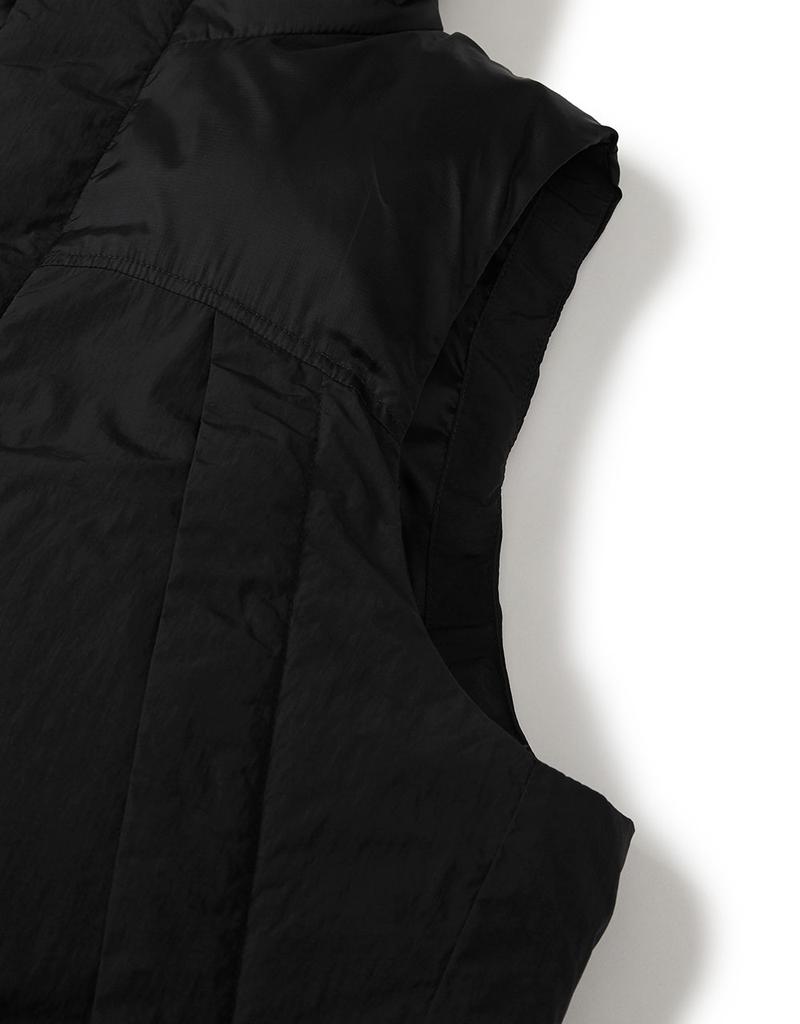 Mmlg [Mmlg] Fishtail Utility Padded Vest (Black)