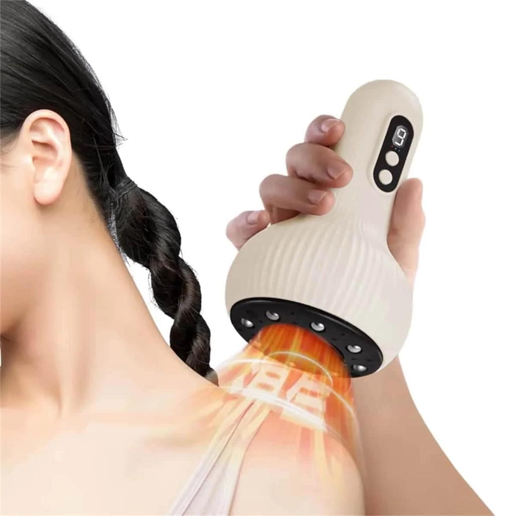Heimanwendung Heiße Kompresse Negativdruck Schröpfmassagegerät Wiederaufladbare Elektrische Saugnapf-Massagegerät
