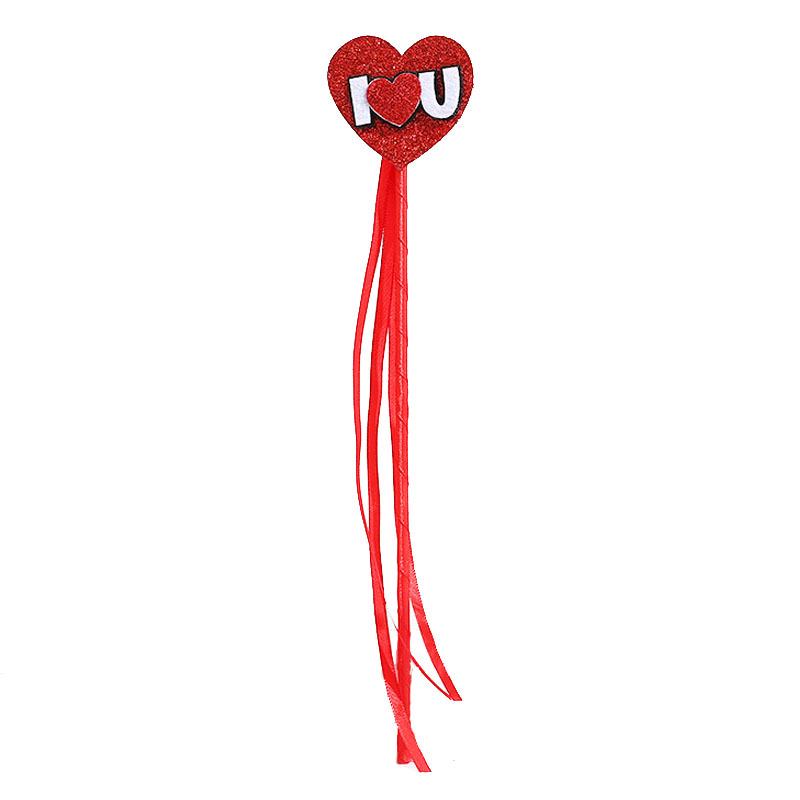 Valentine's Day Red Heart Headband Hair Clip - Wedding & Party Photo Prop