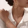 Stainless Steel Wave Cuff Bangle Bracelet for Women, Minimalist Wrist Cuff Bracelets Tarnish Free