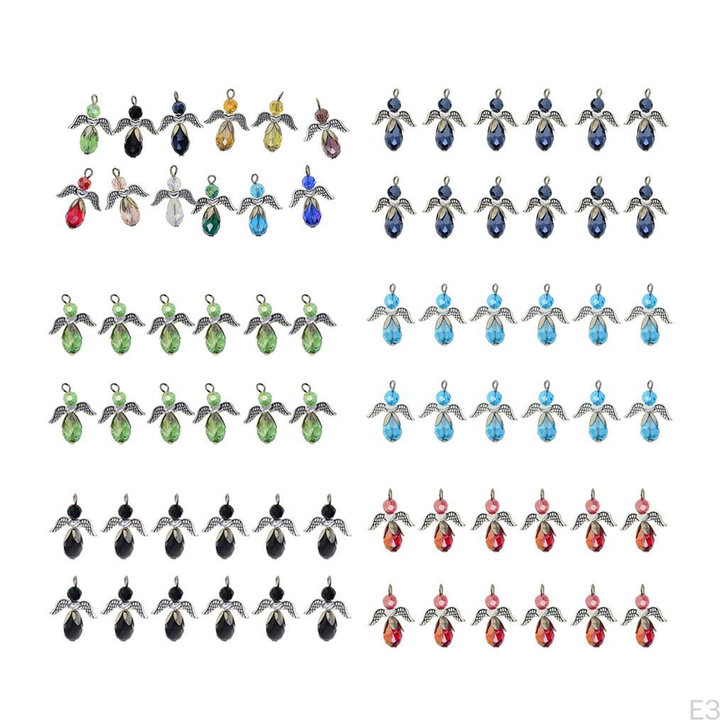 12 Pcs Angel Charms Pendants
